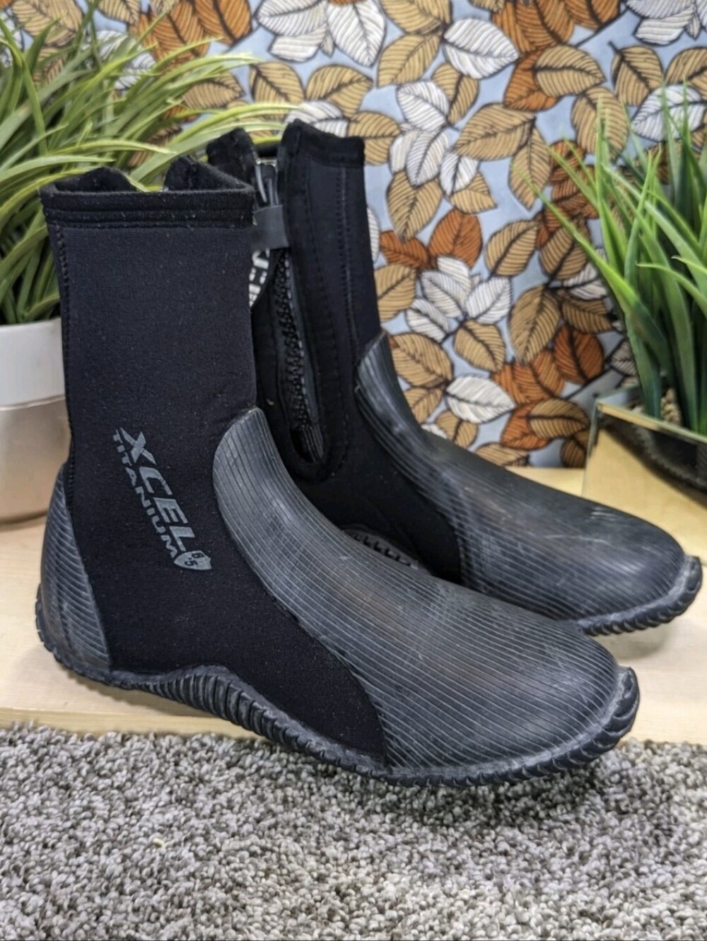 XCEL 6.5mm Thermoflex Bootie Scuba Diving Booties TDC Technology Mens Size 8